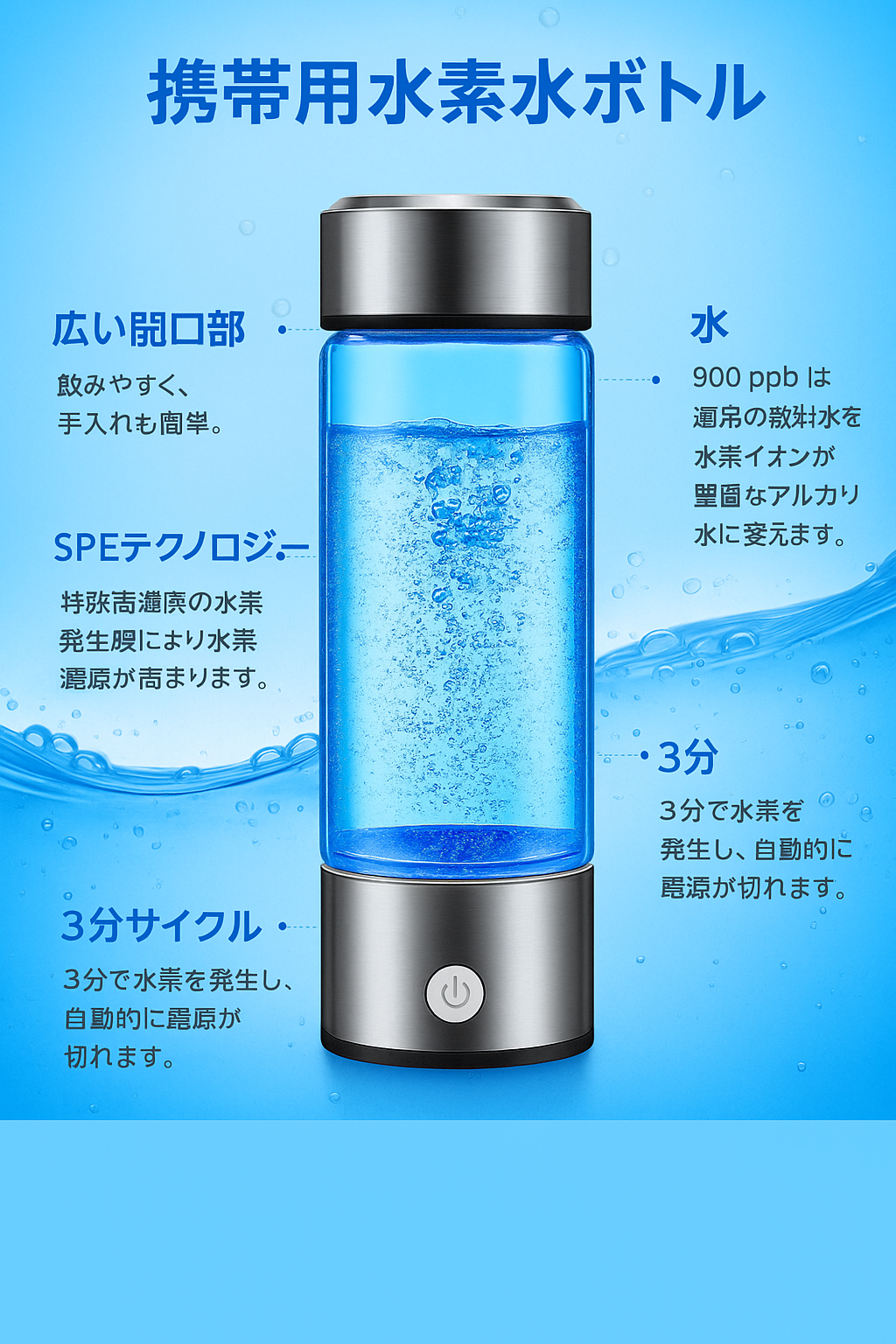 ð§HYDROGEN RICH WATERâ¢ð§ð§æ°ŽçŽ ãªãããŠã©ãŒã¿ãŒð§