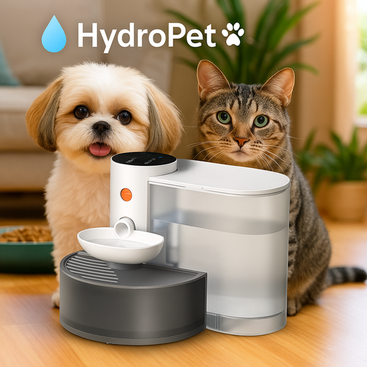 💧HydroPet 🐾 Smart™       大切なペットの健康は、水から始まる